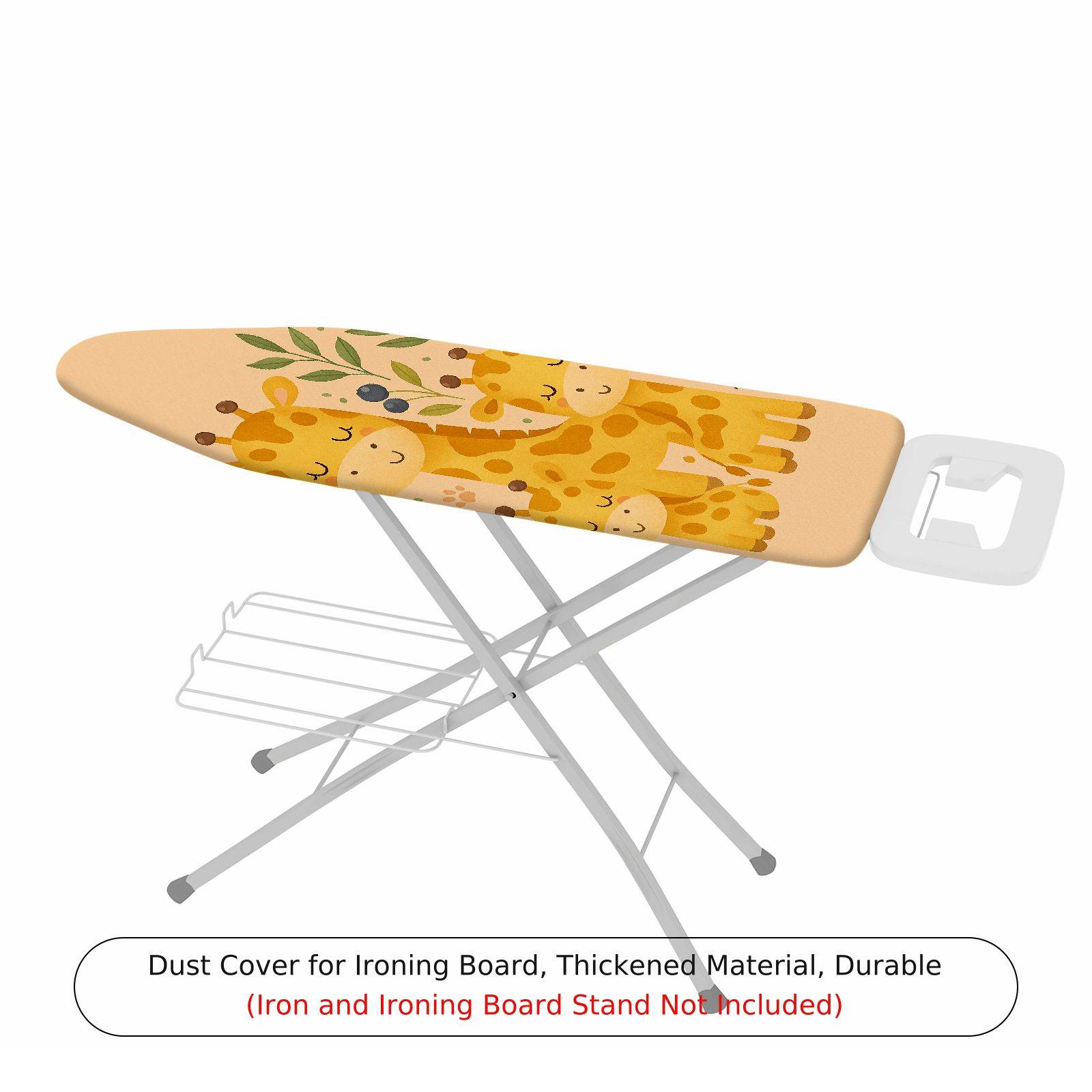 1-Piece Animal Family Cute Giraffe  Ironing Board Cover, Universal Size, Without Board