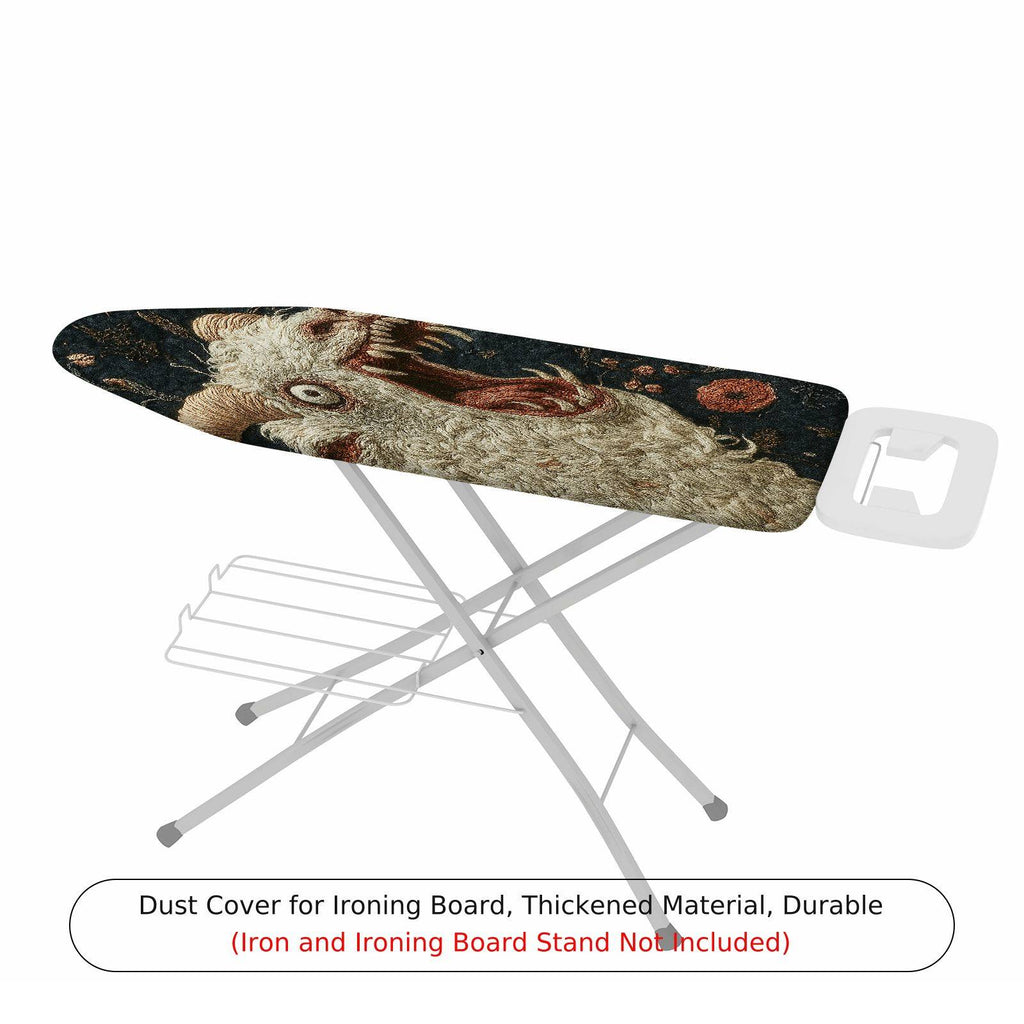 1-Piece Artistic Animal Vintage  Ironing Board Cover, Universal Size, Without Board