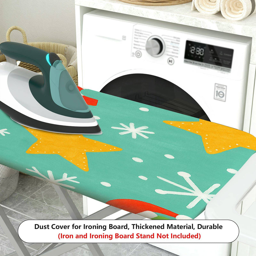 1-Piece Christmas Snowflake Candy Cane  Ironing Board Cover, Universal Size, Without Board