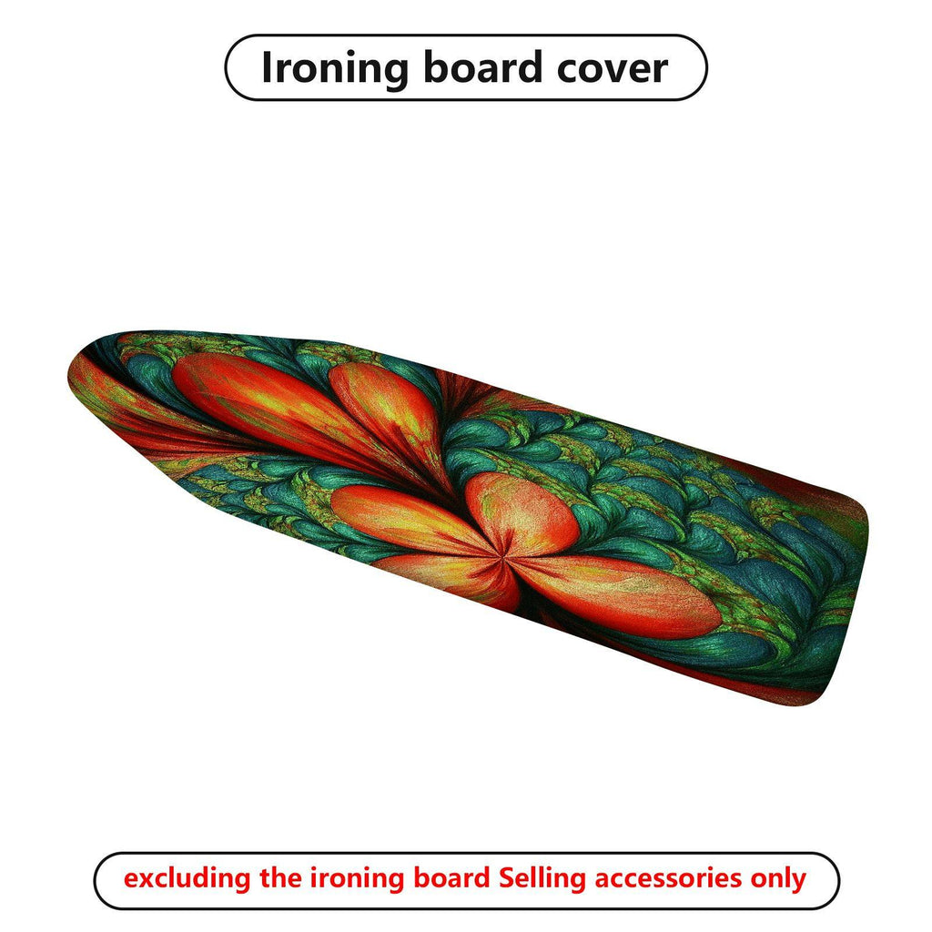 1-Piece Colorful Floral Pattern Abstract  Ironing Board Cover, Universal Size, Without Board