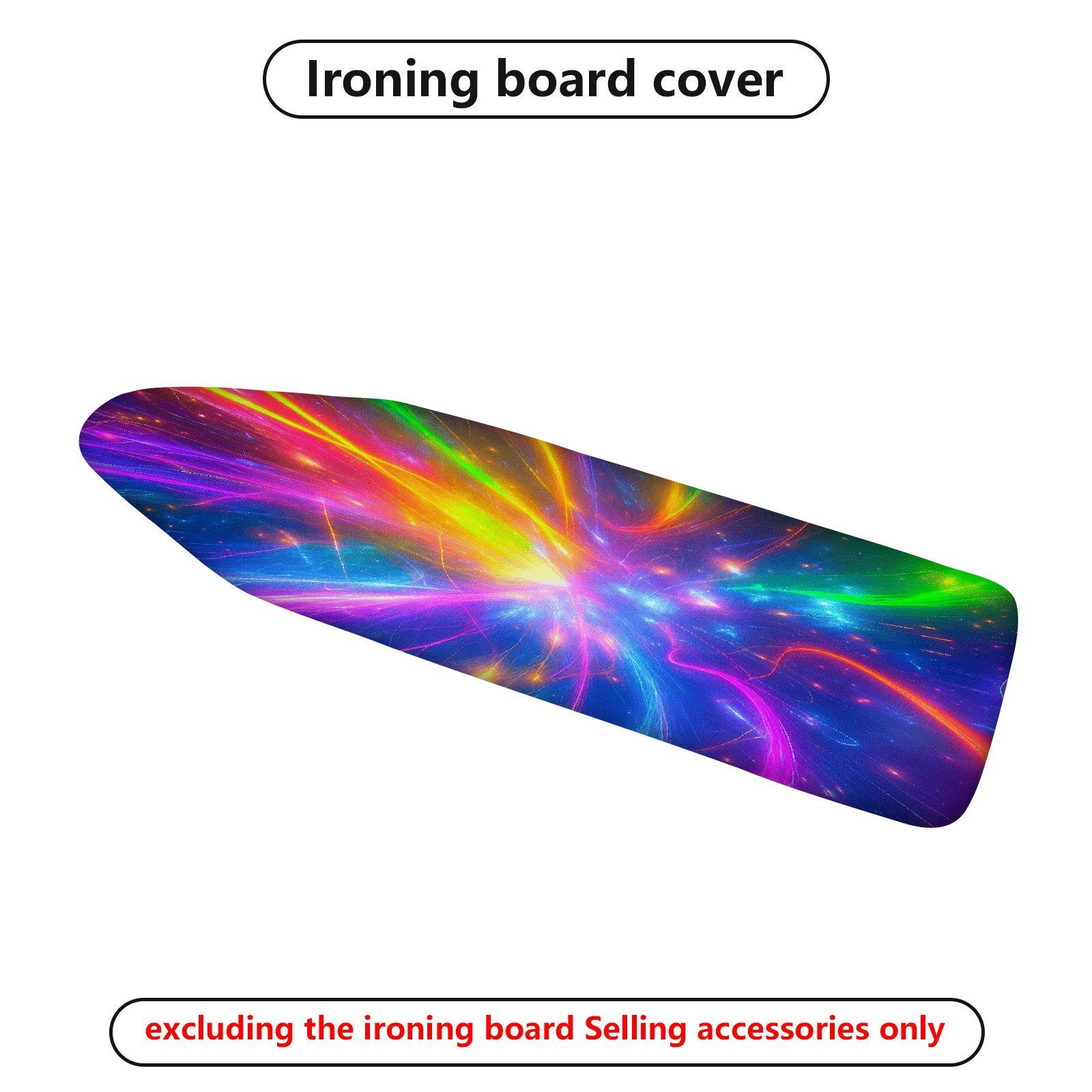 1-Piece Abstract Colorful Vivid  Ironing Board Cover, Universal Size, Without Board