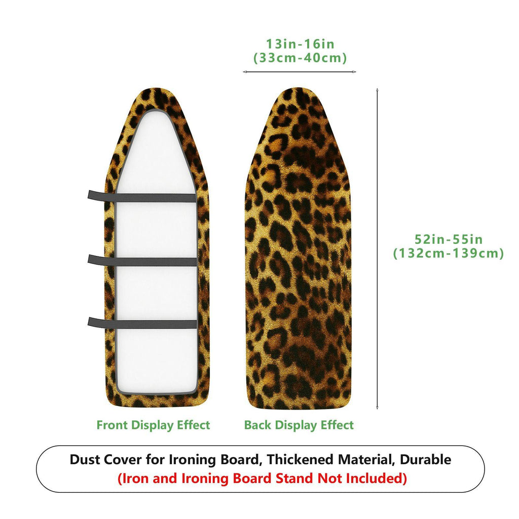 1-Piece Leopard Print Animal Exotic  Ironing Board Cover, Universal Size, Without Board