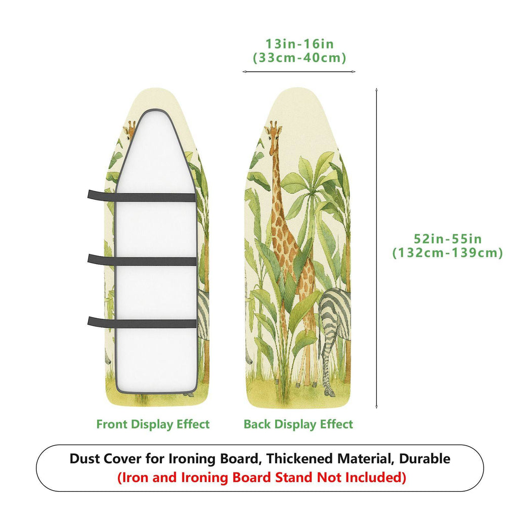 1-Piece Jungle Safari Animal  Ironing Board Cover, Universal Size, Without Board