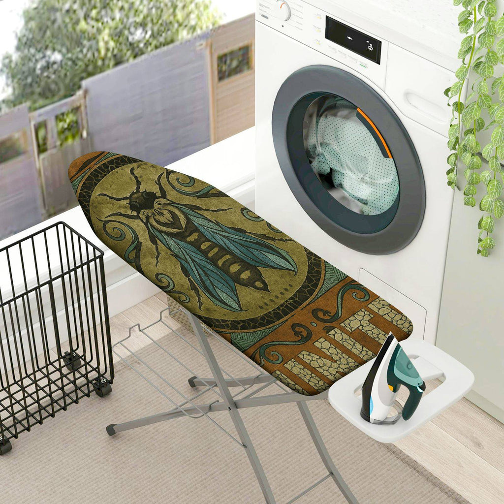 1-Piece Insect Retro Artistic  Ironing Board Cover, Universal Size, Without Board