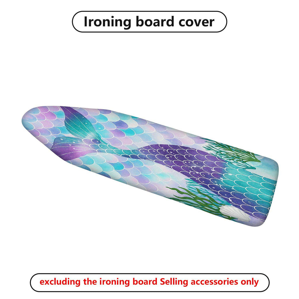 1-Piece Fish Scale Ocean  Ironing Board Cover, Universal Size, Without Board