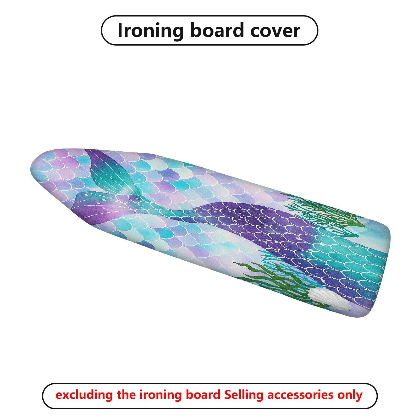 1-Piece Fish Scale Ocean  Ironing Board Cover, Universal Size, Without Board