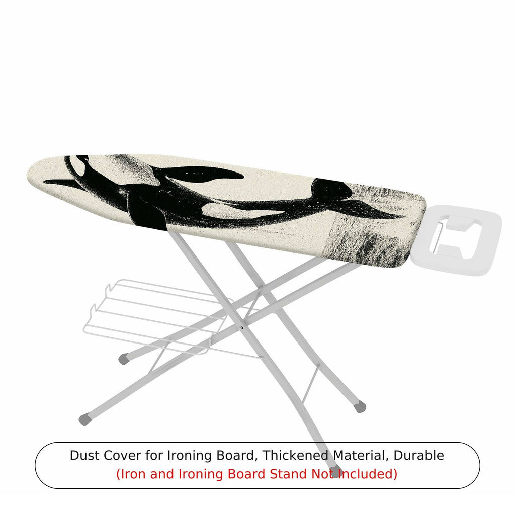 1-Piece Whale Ocean Sea  Ironing Board Cover, Universal Size, Without Board