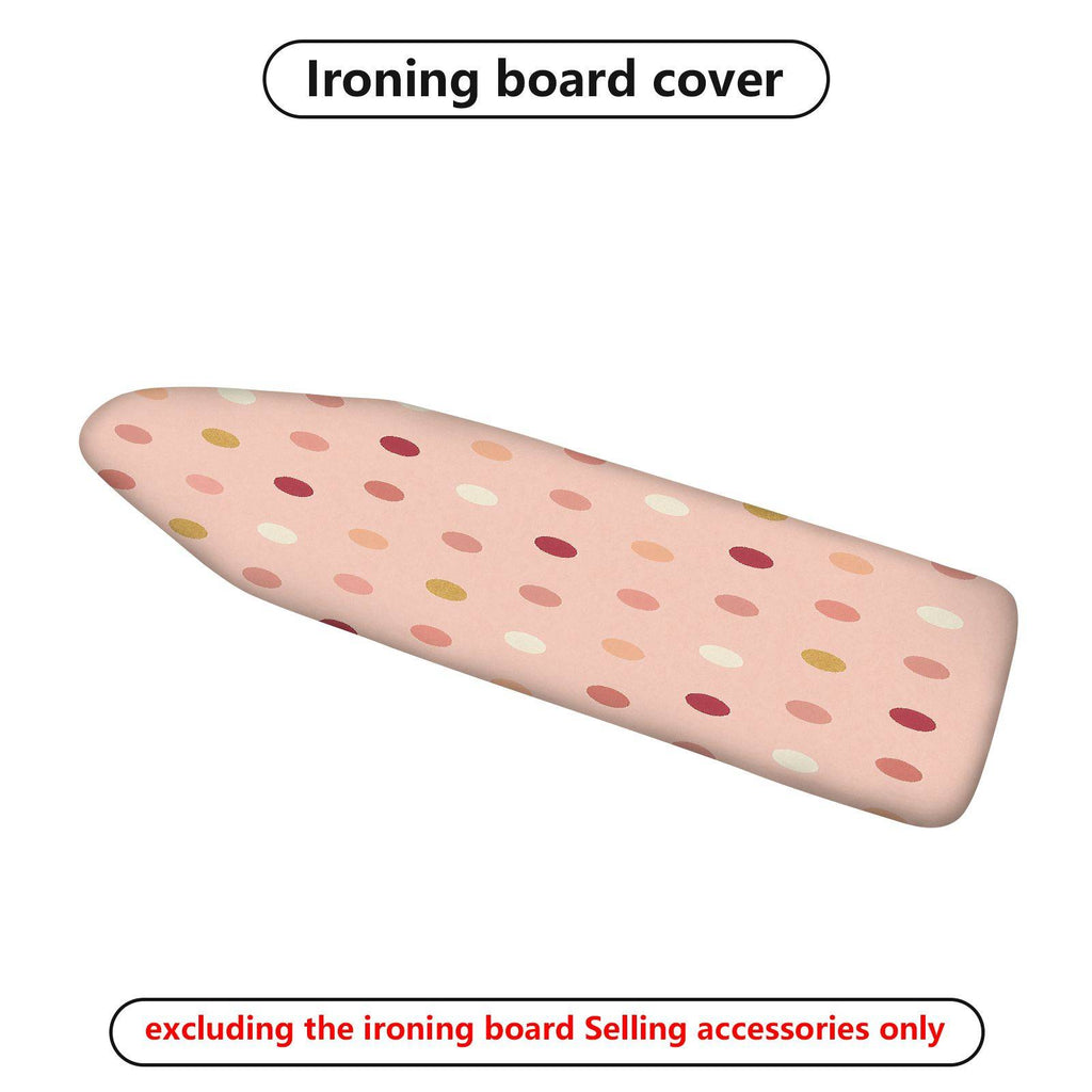 1-Piece Polka Dot Pastel Pink  Ironing Board Cover, Universal Size, Without Board