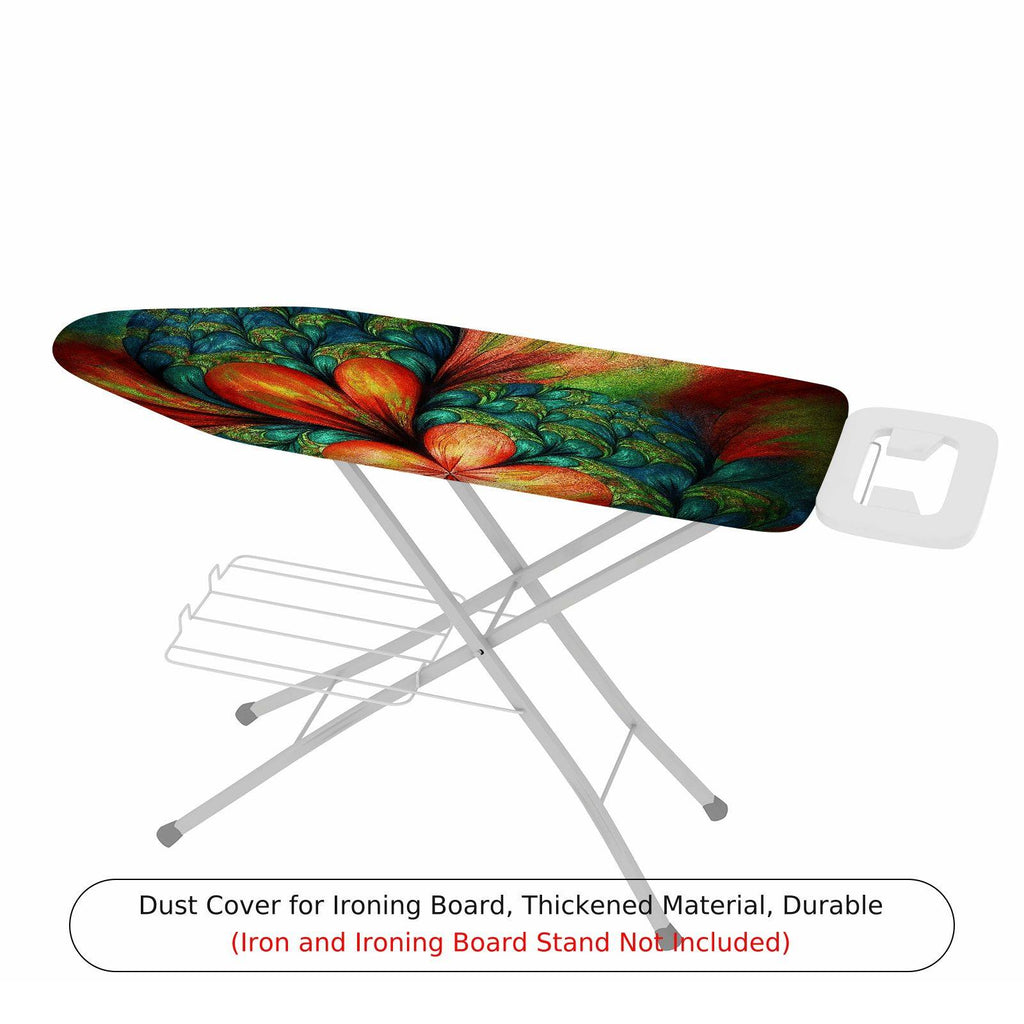 1-Piece Abstract Colorful Floral  Ironing Board Cover, Universal Size, Without Board