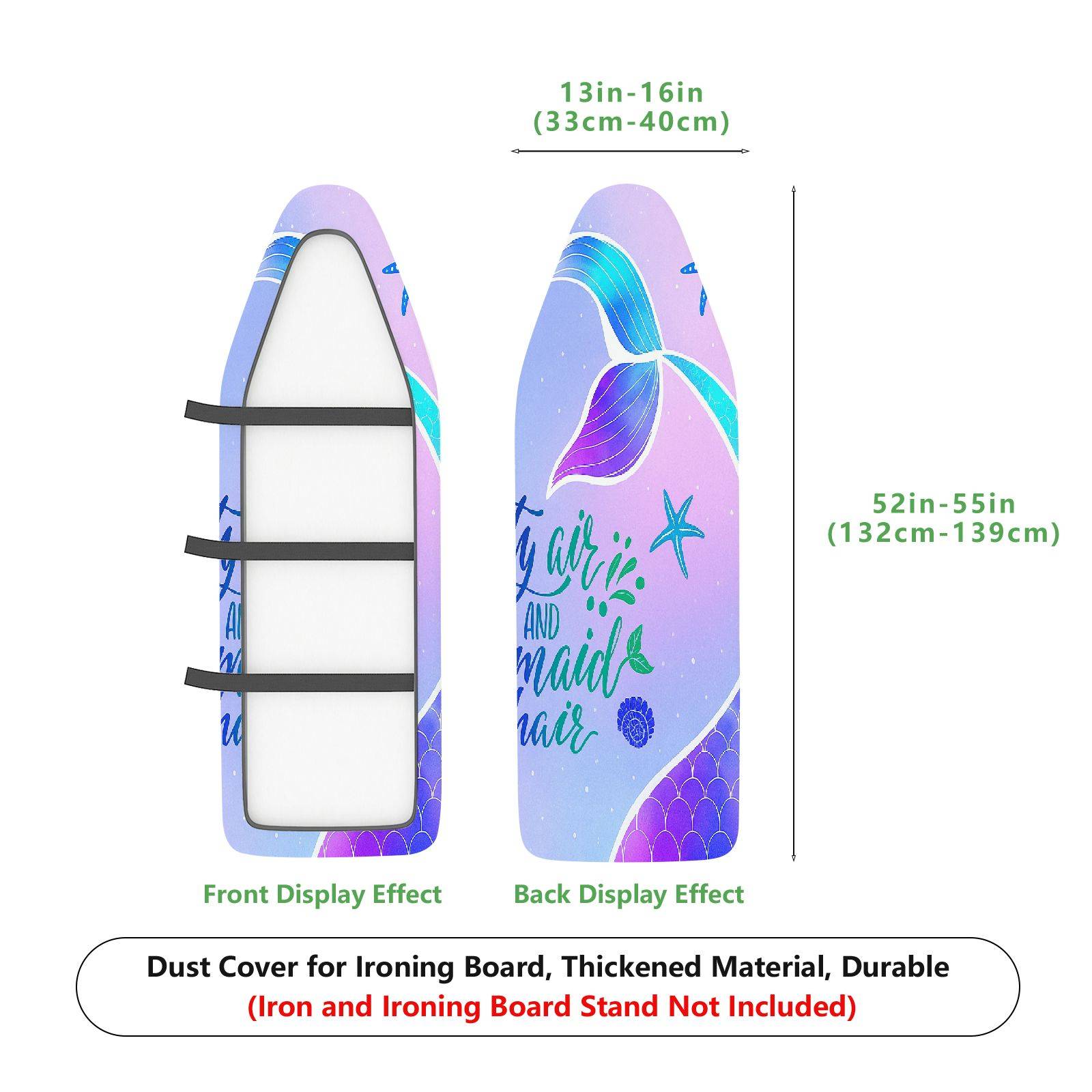 1-Piece Ocean Fantasy  Ironing Board Cover, Universal Size, Without Board