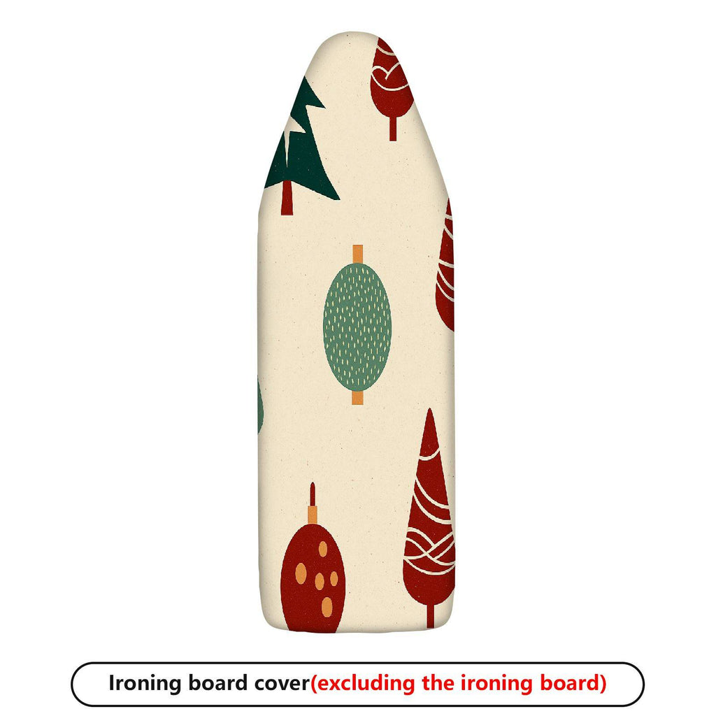 1-Piece Christmas Trees Ornaments Holiday  Ironing Board Cover, Universal Size, Without Board