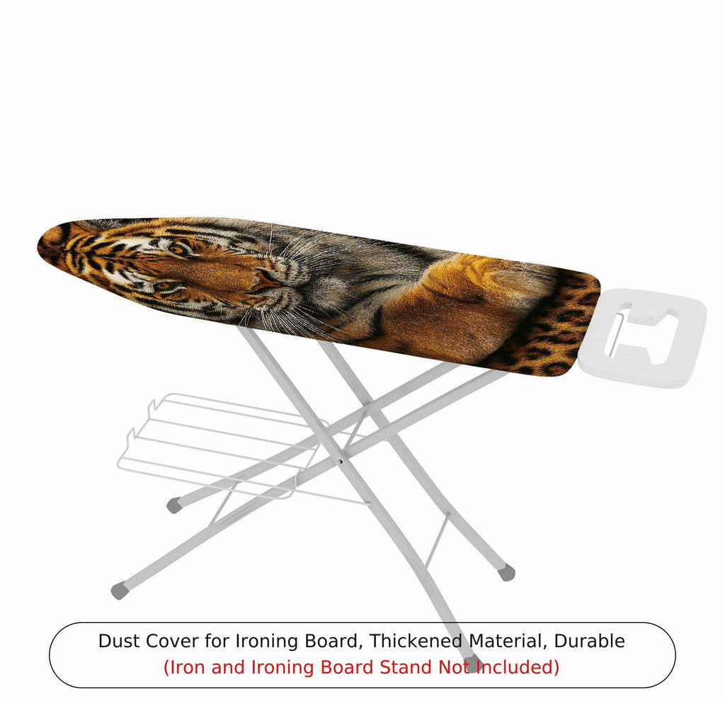 1-Piece Tiger Animal Print Jungle  Ironing Board Cover, Universal Size, Without Board