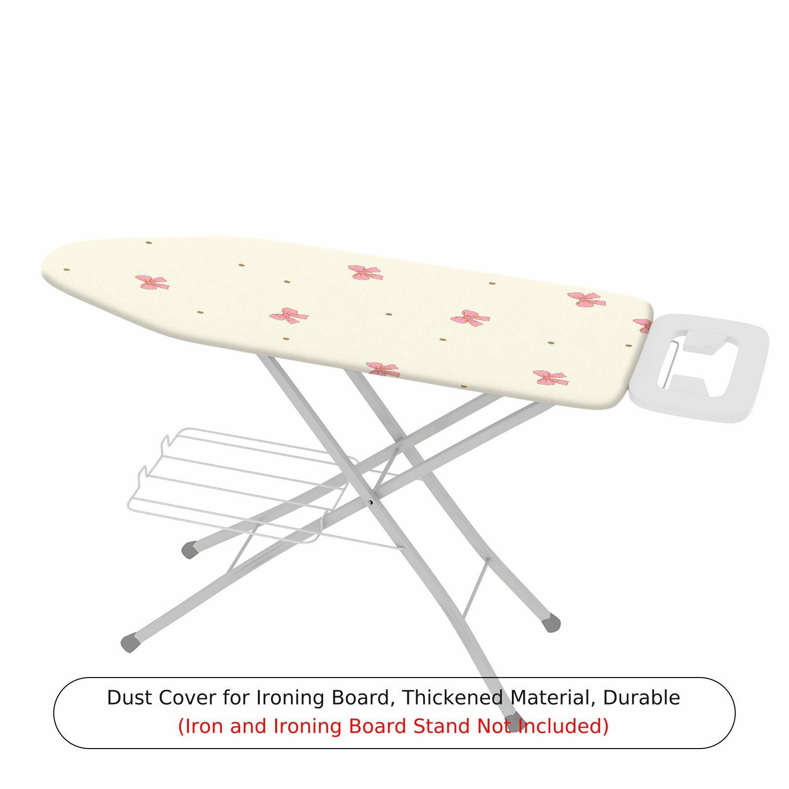 1-Piece Pink Bowknot Pattern Cute  Ironing Board Cover, Universal Size, Without Board