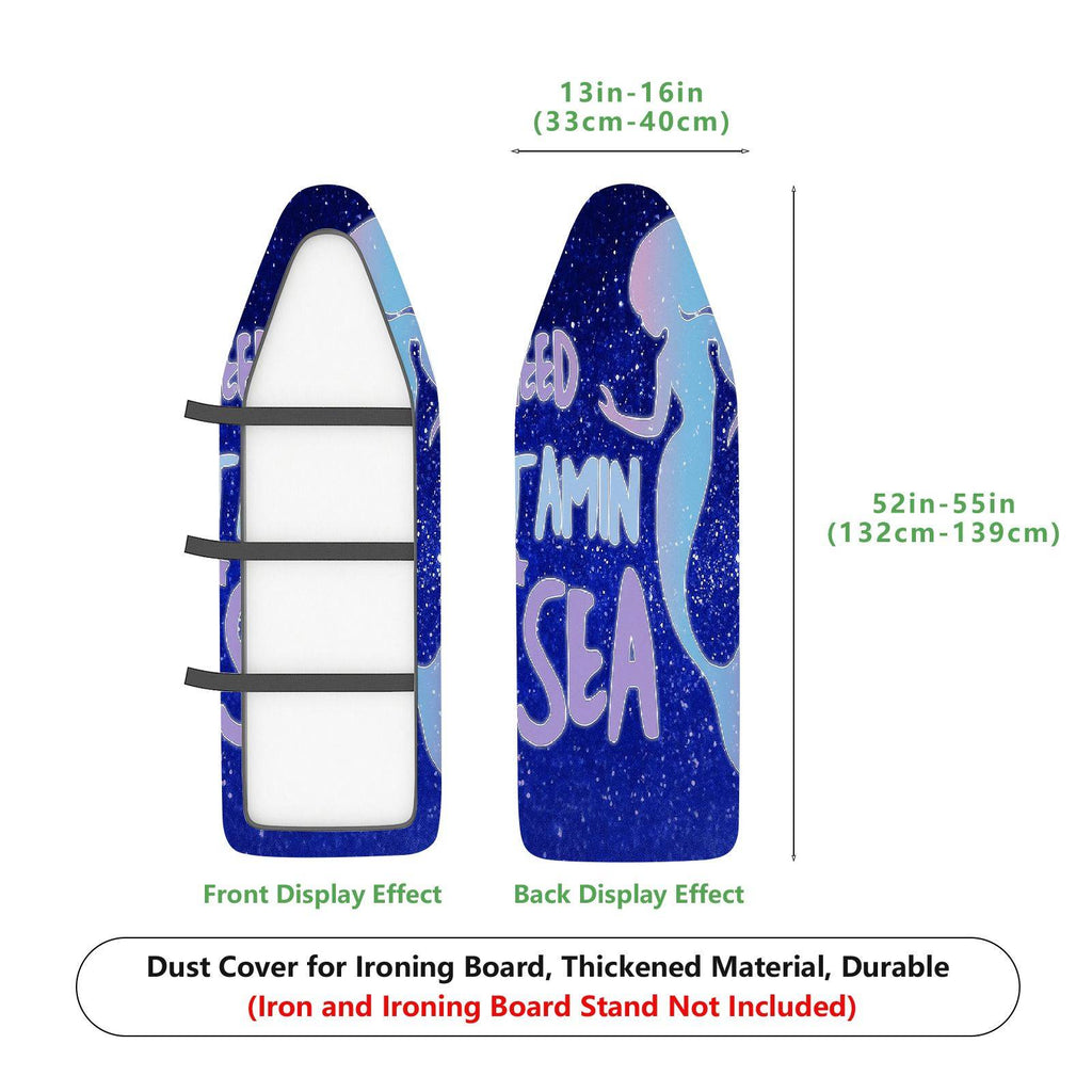 1-Piece Ocean Fantasy  Ironing Board Cover, Universal Size, Without Board
