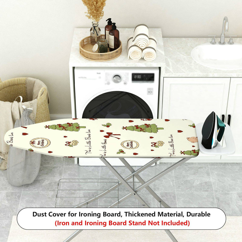 1-Piece Christmas Tree Merry Christmas Bow  Ironing Board Cover, Universal Size, Without Board