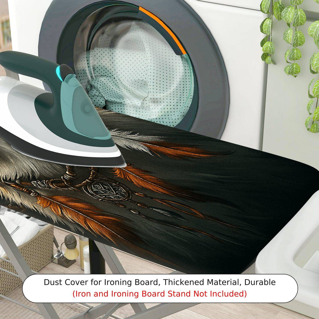 1-Piece Wolf Animal Art  Ironing Board Cover, Universal Size, Without Board