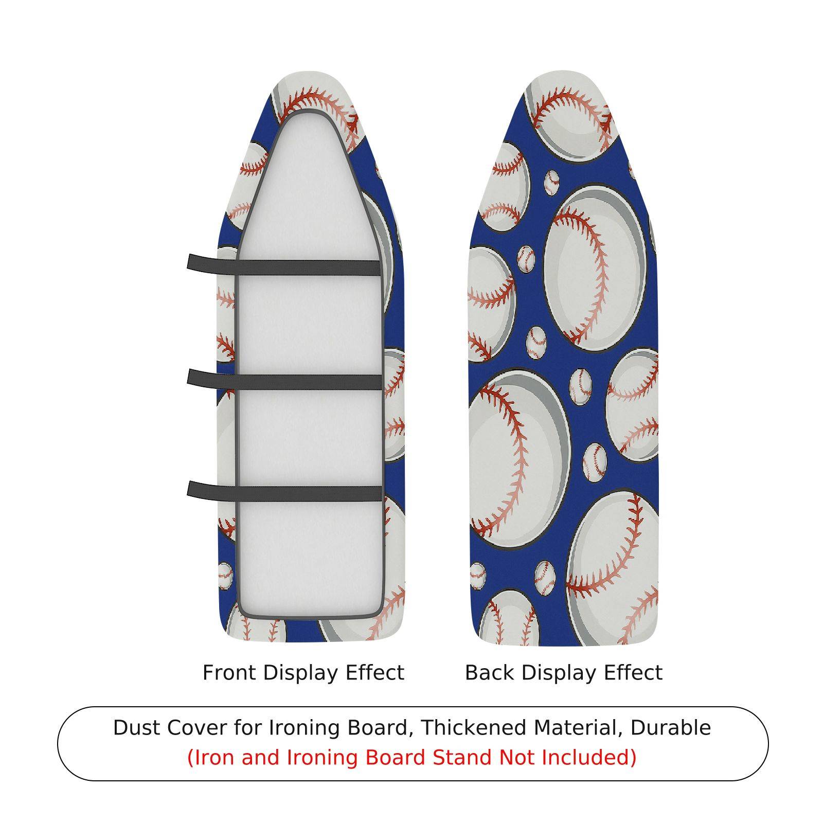 1-Piece Baseball Sport Fun  Ironing Board Cover, Universal Size, Without Board