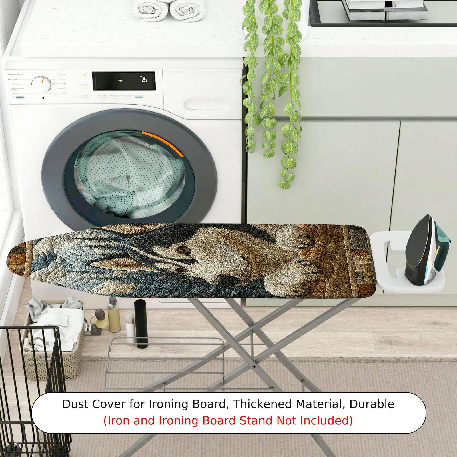 1-Piece Dog Animal Nature  Ironing Board Cover, Universal Size, Without Board