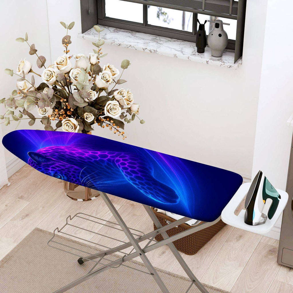 1-Piece Cosmic Ocean Creature Fantasy  Ironing Board Cover, Universal Size, Without Board