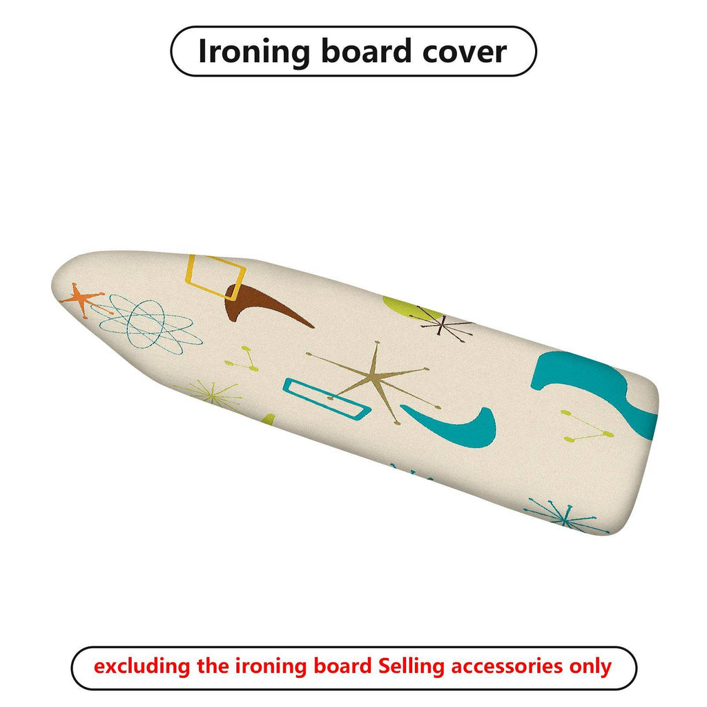 1-Piece Geometric Abstract Retro  Ironing Board Cover, Universal Size, Without Board