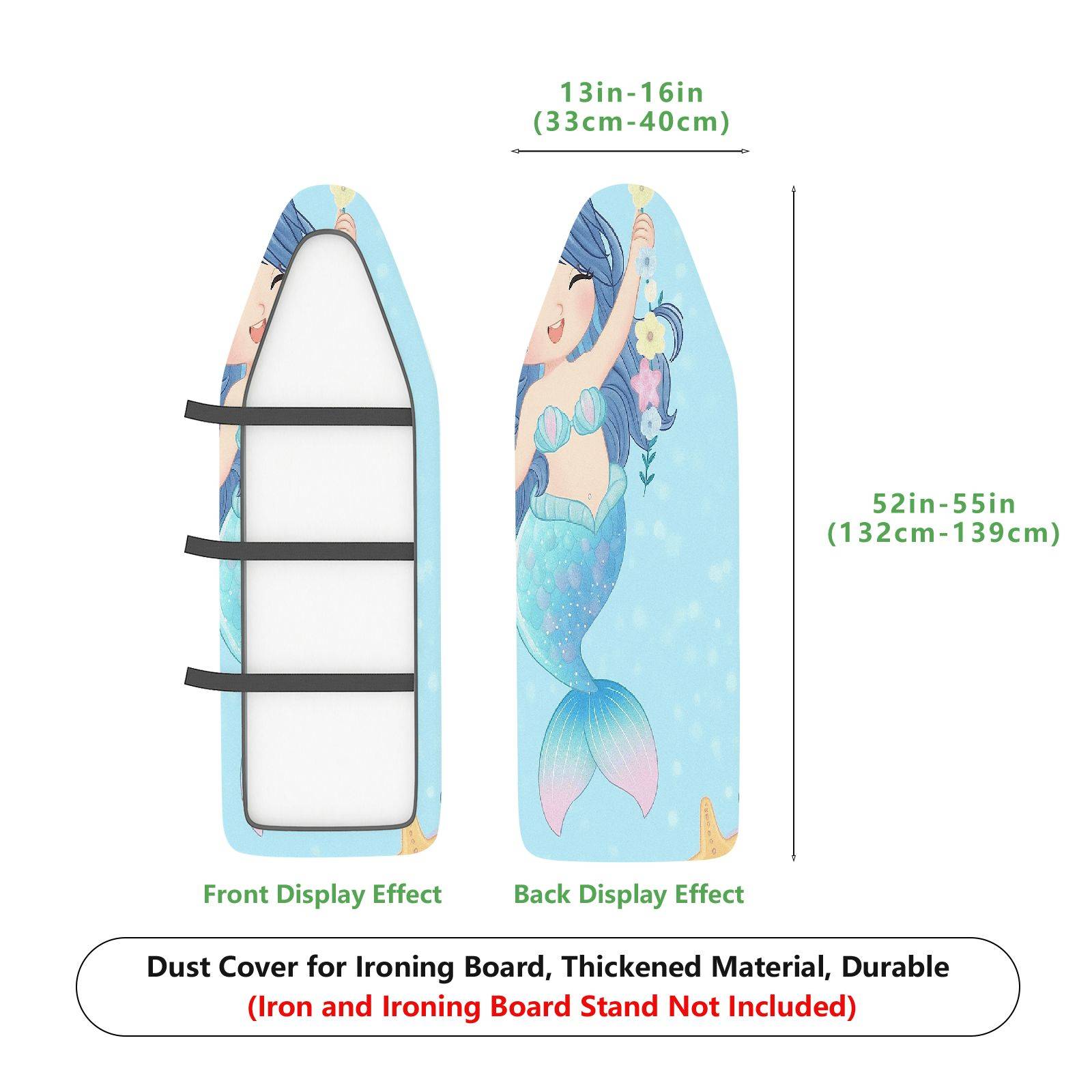 1-Piece Ocean  Ironing Board Cover, Universal Size, Without Board