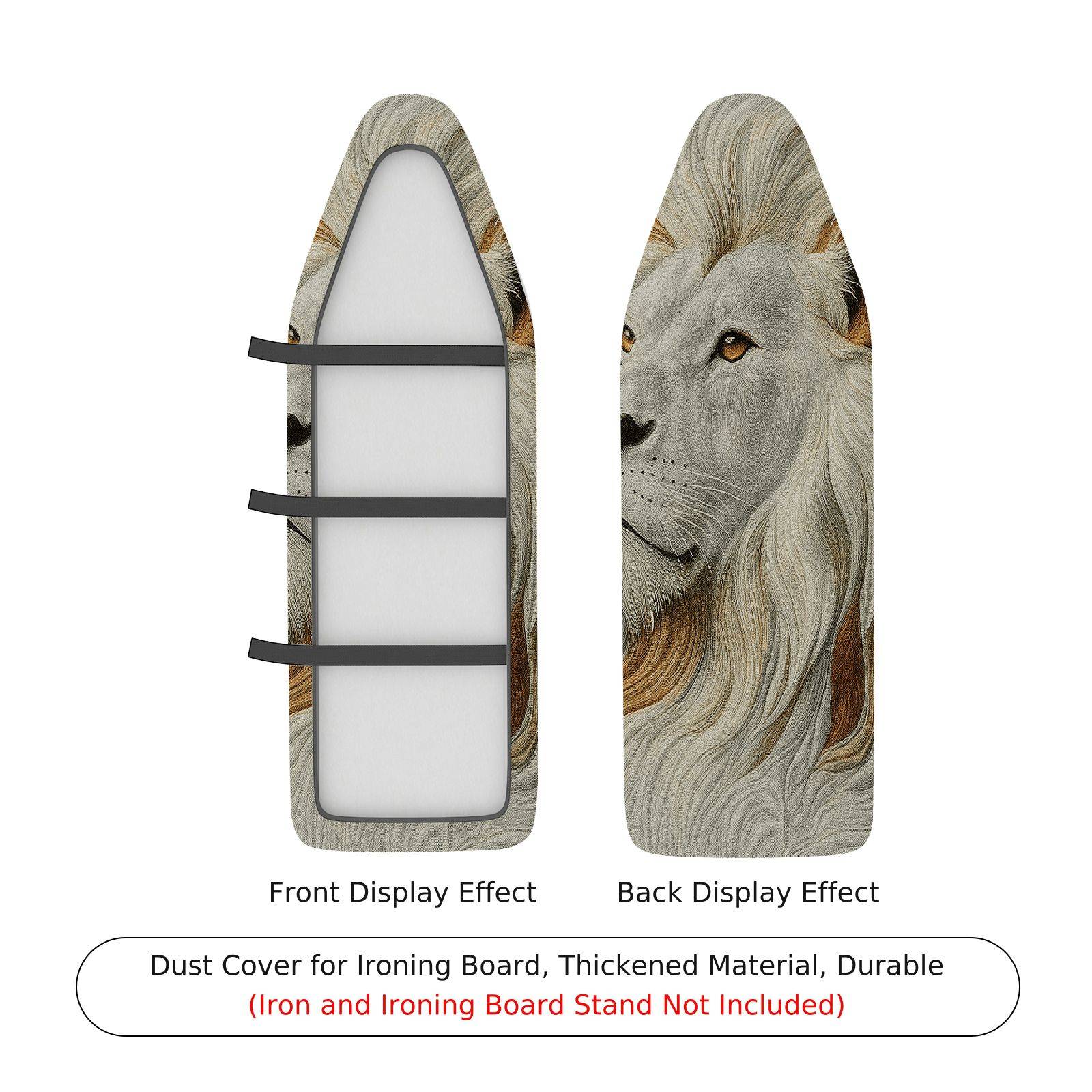 1-Piece Lion Wildlife Animal  Ironing Board Cover, Universal Size, Without Board