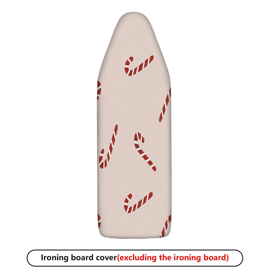 1-Piece Candy Cane Christmas Holiday  Ironing Board Cover, Universal Size, Without Board