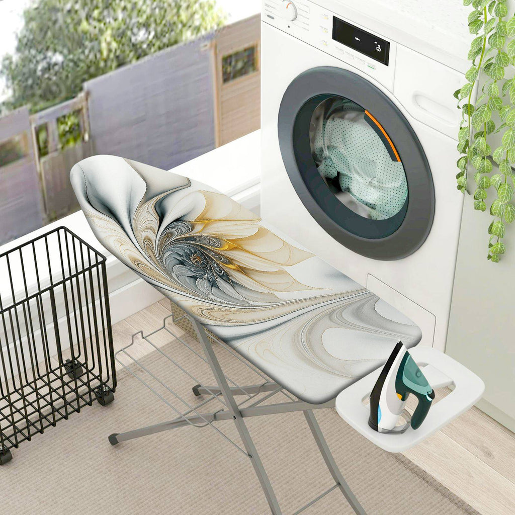1-Piece Abstract Art Swirls Pattern  Ironing Board Cover, Universal Size, Without Board