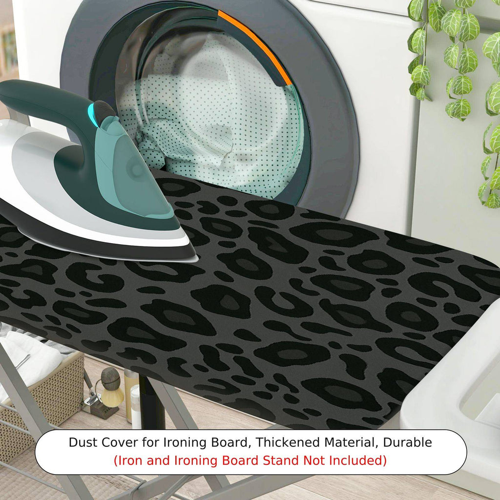 1-Piece Leopard Print Animal Pattern Stylish  Ironing Board Cover, Universal Size, Without Board