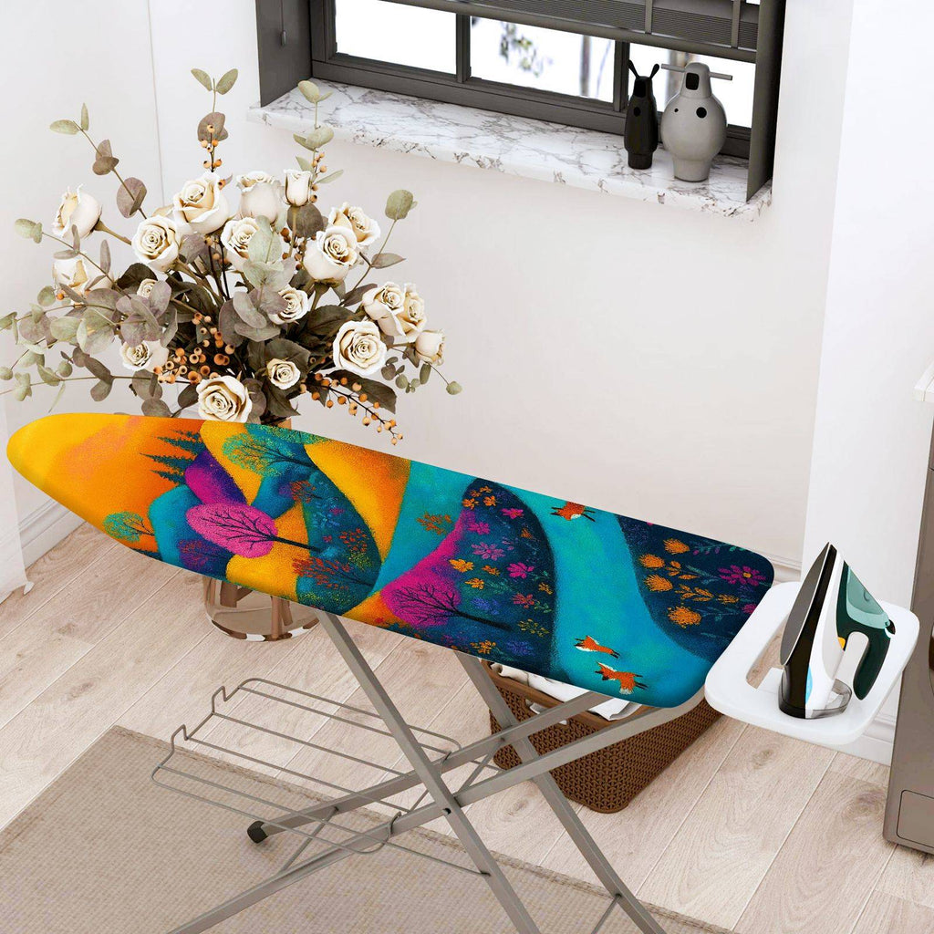 1-Piece Abstract Artistic Colorful  Ironing Board Cover, Universal Size, Without Board