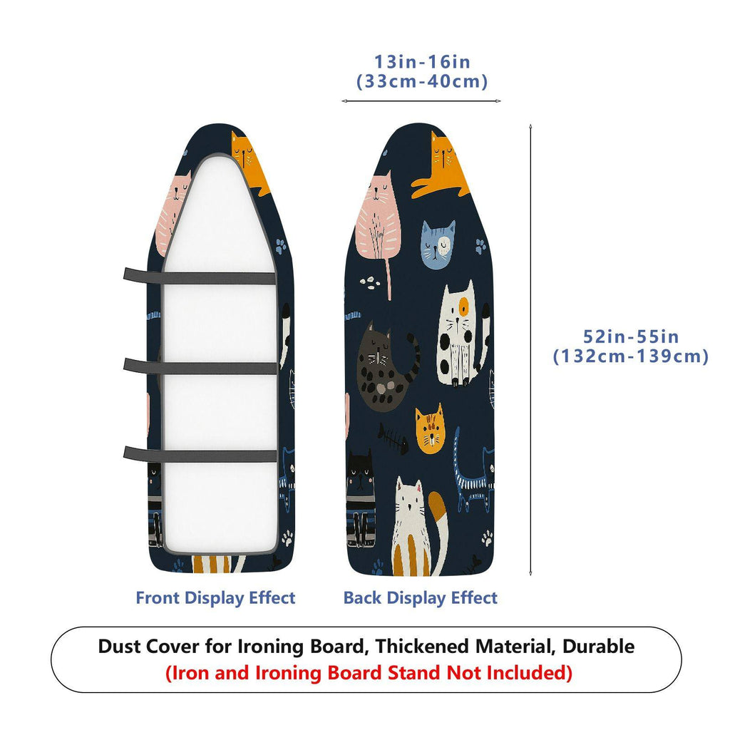 1-Piece Cat Animal  Ironing Board Cover, Universal Size, Without Board