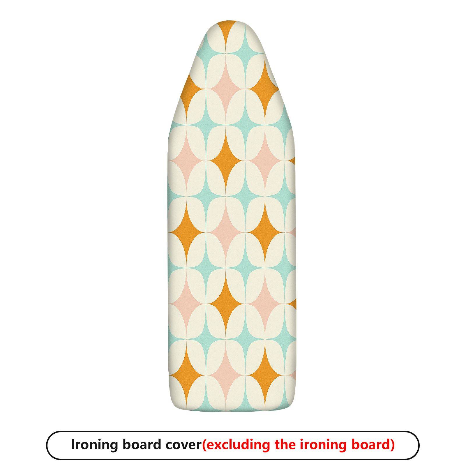 1-Piece Geometric Pattern Retro Style Pastel Colors  Ironing Board Cover, Universal Size, Without Board