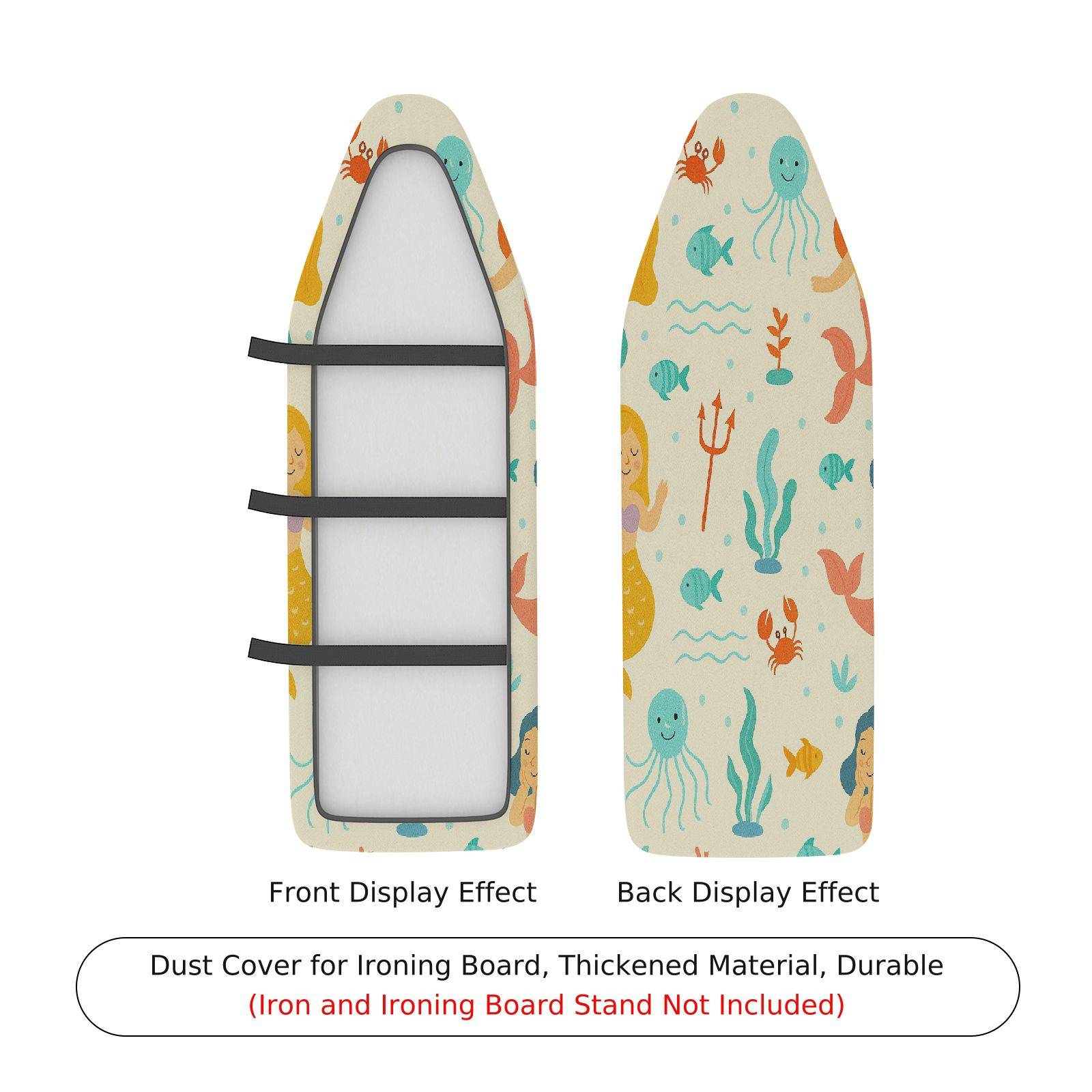 1-Piece Ocean Sea  Ironing Board Cover, Universal Size, Without Board
