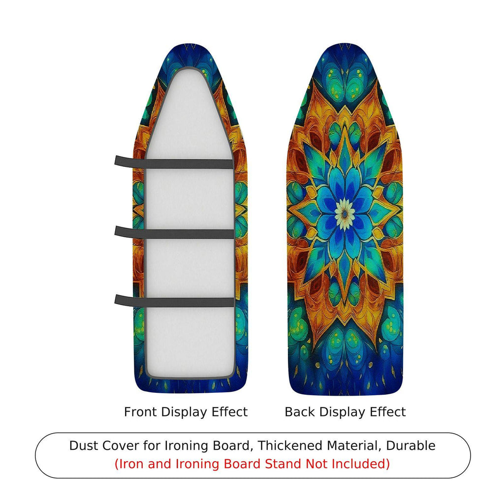 1-Piece Mandala Abstract Colorful  Ironing Board Cover, Universal Size, Without Board