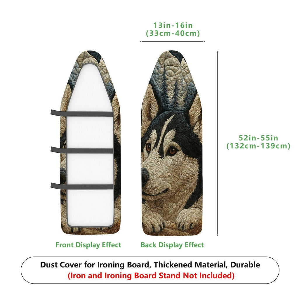 1-Piece Husky Dog Animal Pet  Ironing Board Cover, Universal Size, Without Board