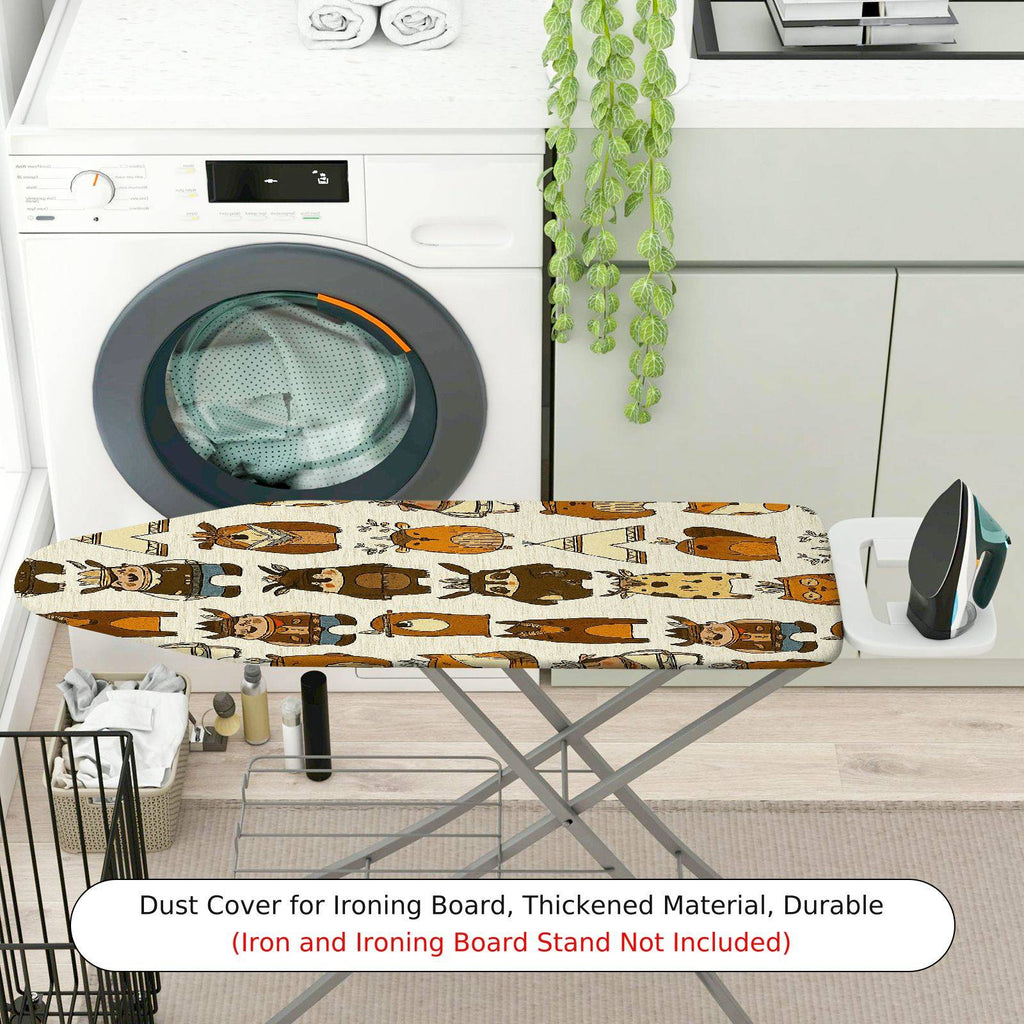 1-Piece Animals Pattern  Ironing Board Cover, Universal Size, Without Board