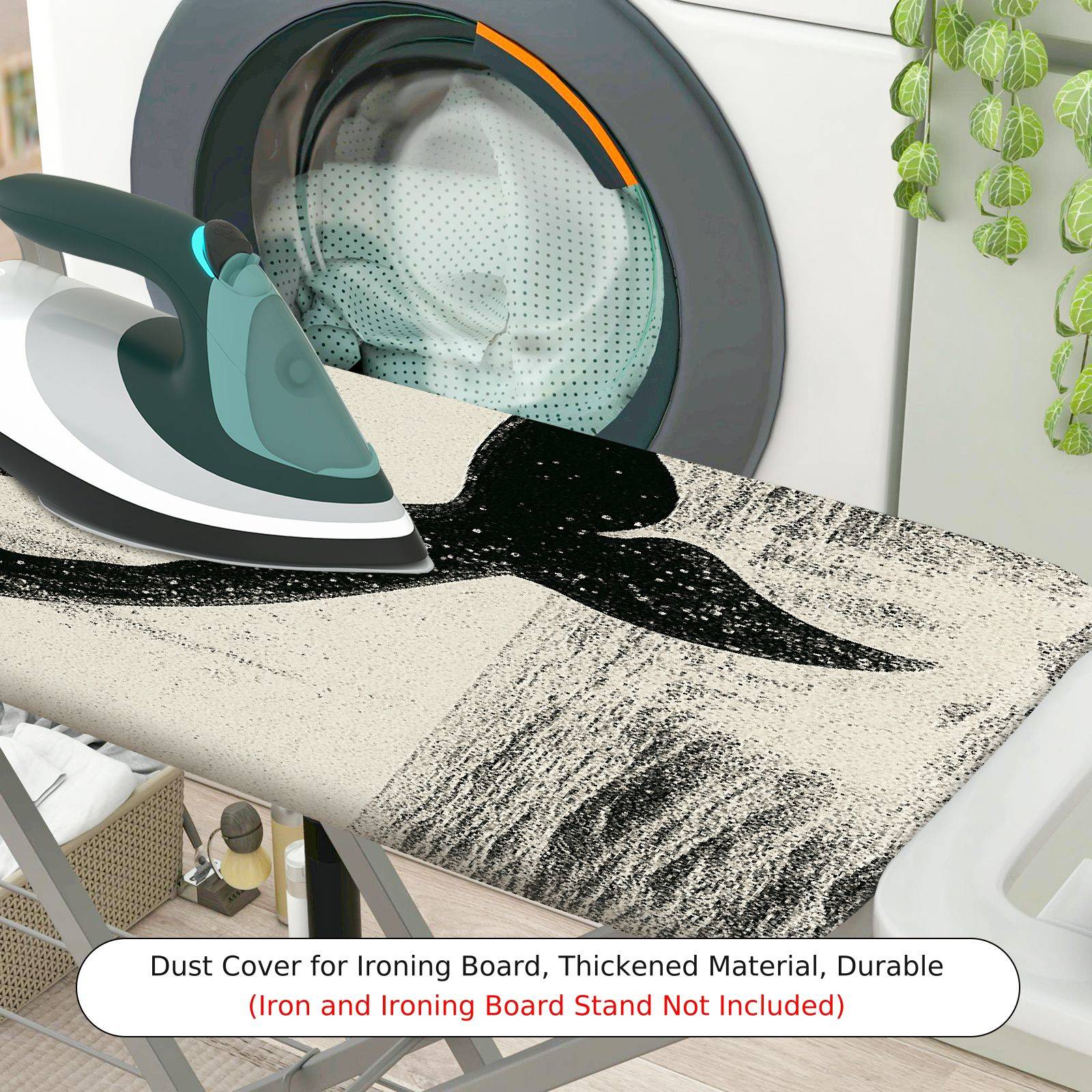 1-Piece Whale Ocean Sea  Ironing Board Cover, Universal Size, Without Board