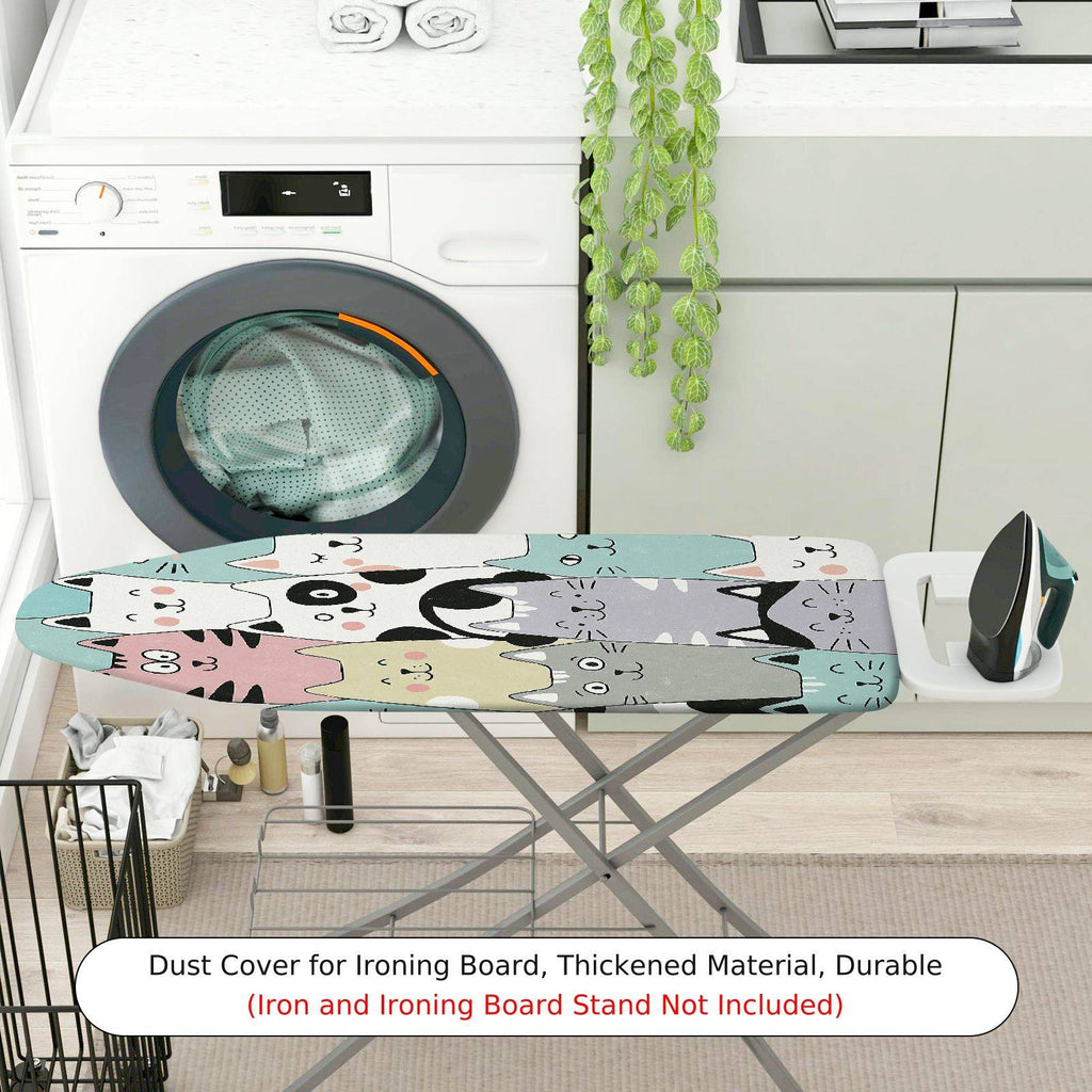 1-Piece Cat Animal  Ironing Board Cover, Universal Size, Without Board