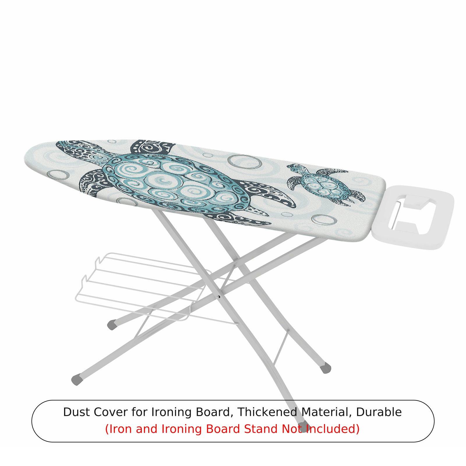 1-Piece Turtle Ocean Blue  Ironing Board Cover, Universal Size, Without Board