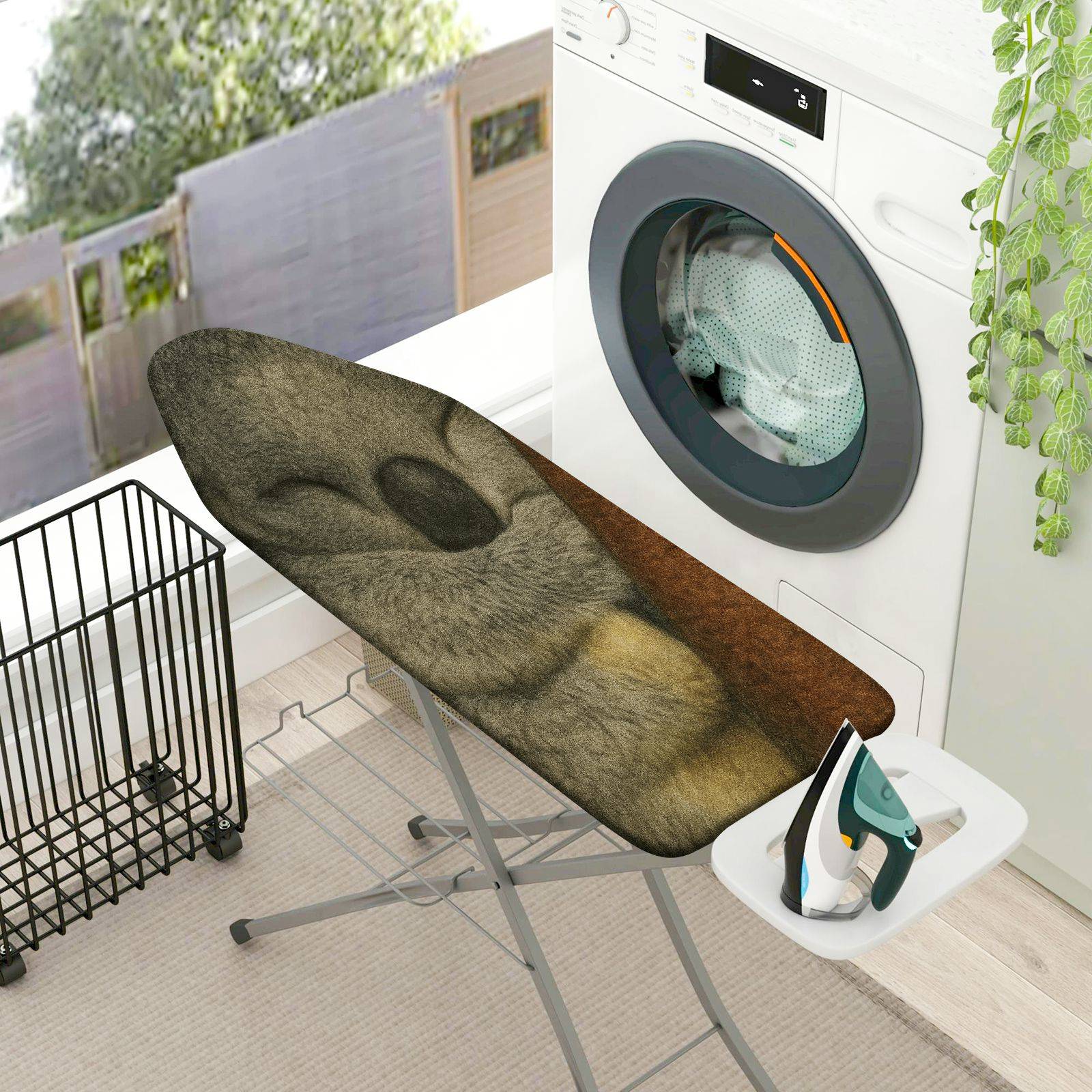 1-Piece Animal Fur Texture  Ironing Board Cover, Universal Size, Without Board