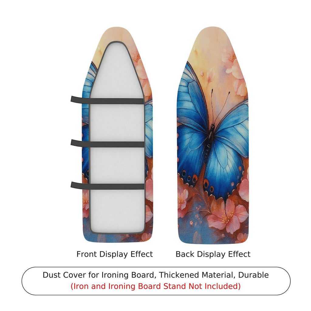 1-Piece Butterfly Floral Pink  Ironing Board Cover, Universal Size, Without Board