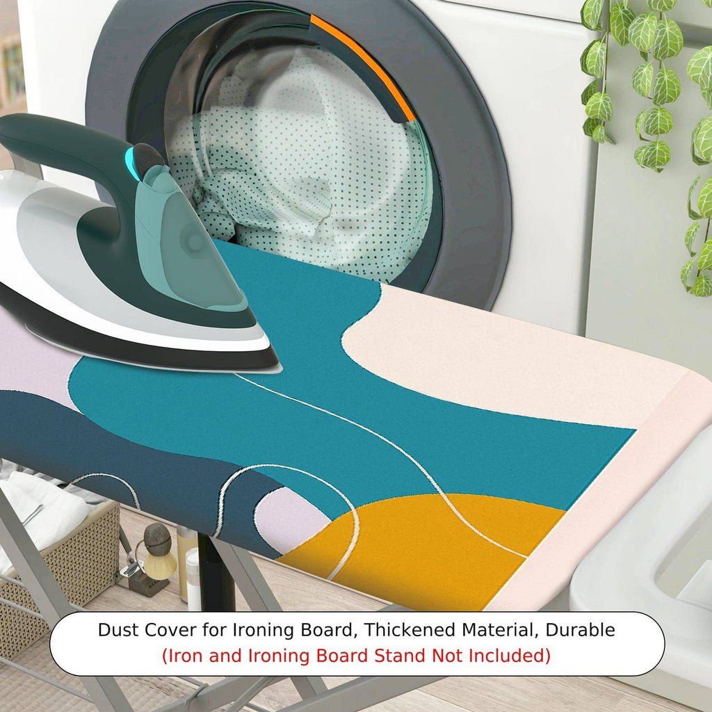 1-Piece Abstract Art Colorful Modern  Ironing Board Cover, Universal Size, Without Board