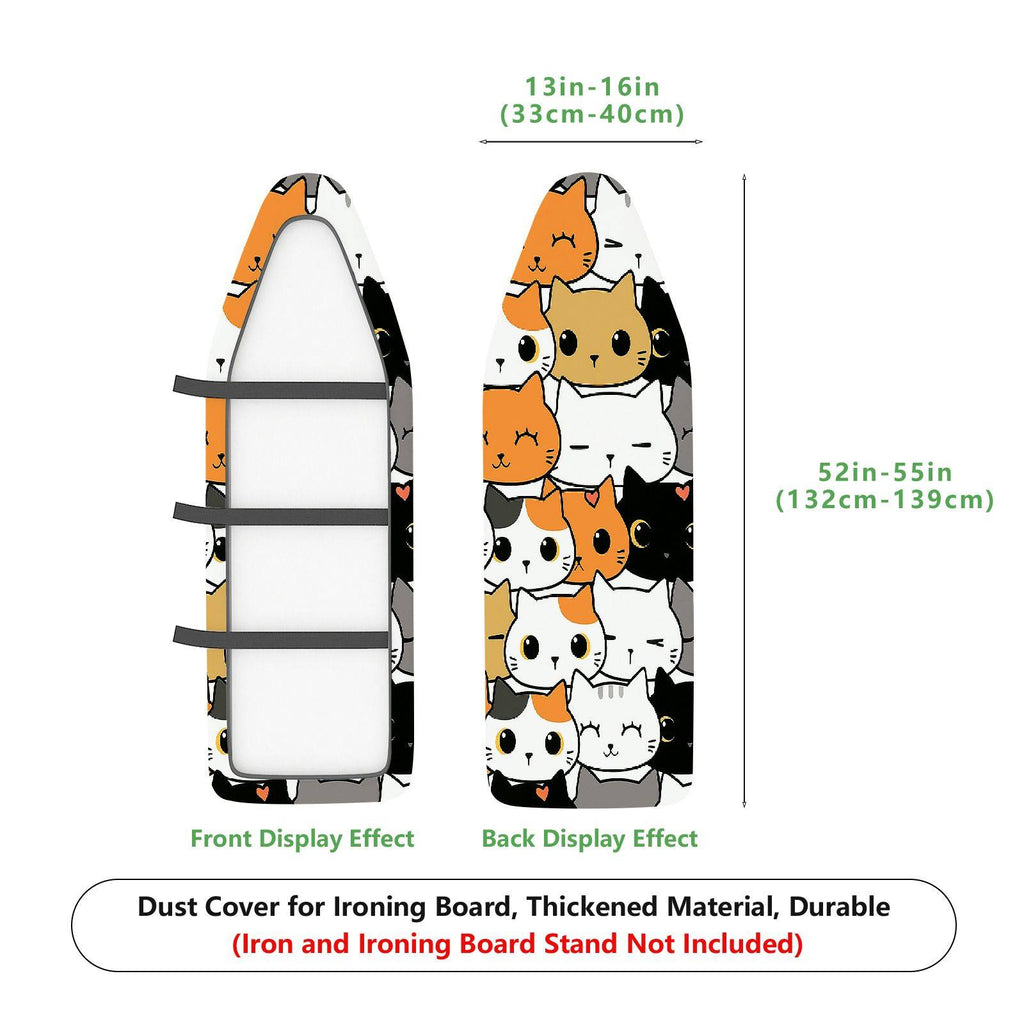 1-Piece Cute Cat Pattern  Animal  Ironing Board Cover, Universal Size, Without Board