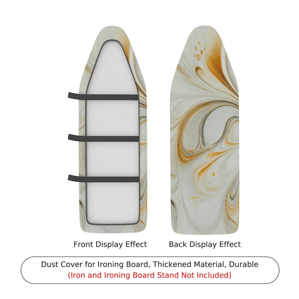 1-Piece Abstract Swirl Pattern Orange  Ironing Board Cover, Universal Size, Without Board