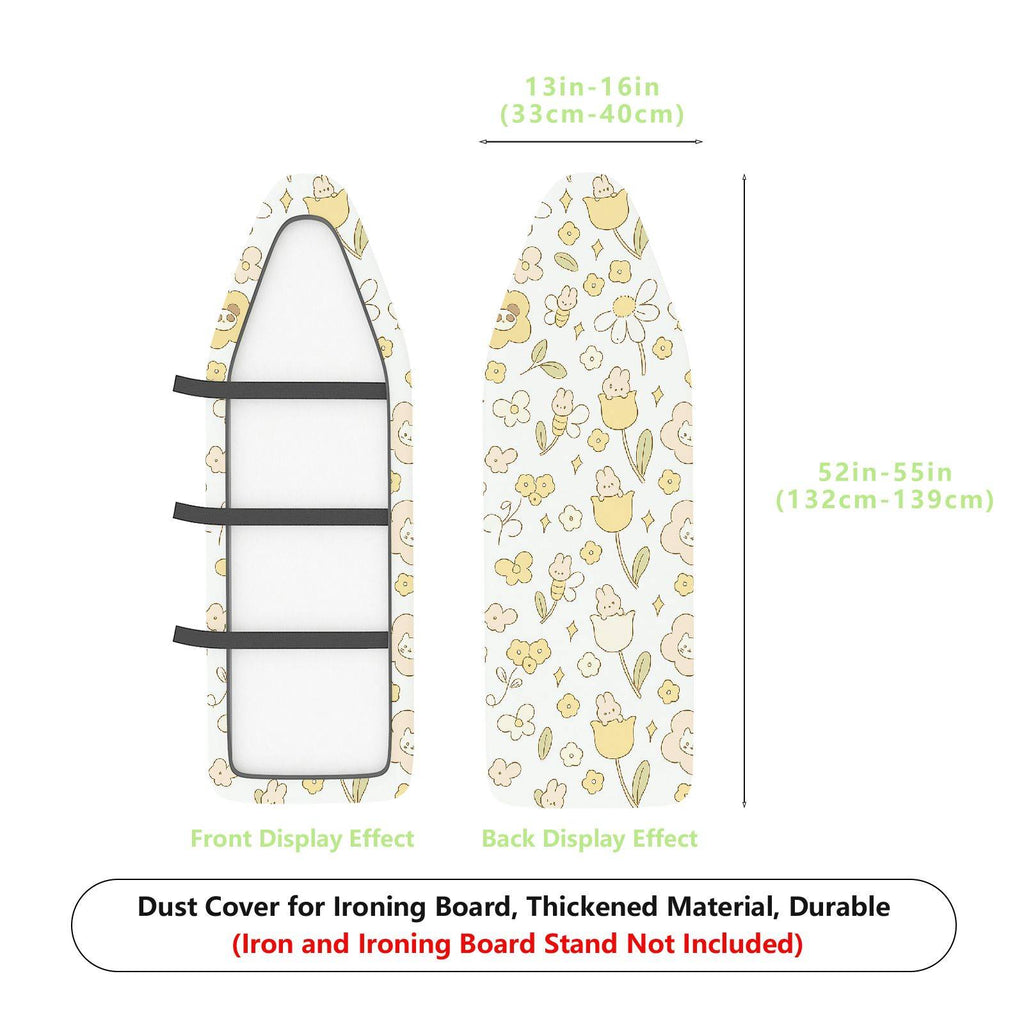 1-Piece Floral  Animal Pattern  Ironing Board Cover, Universal Size, Without Board