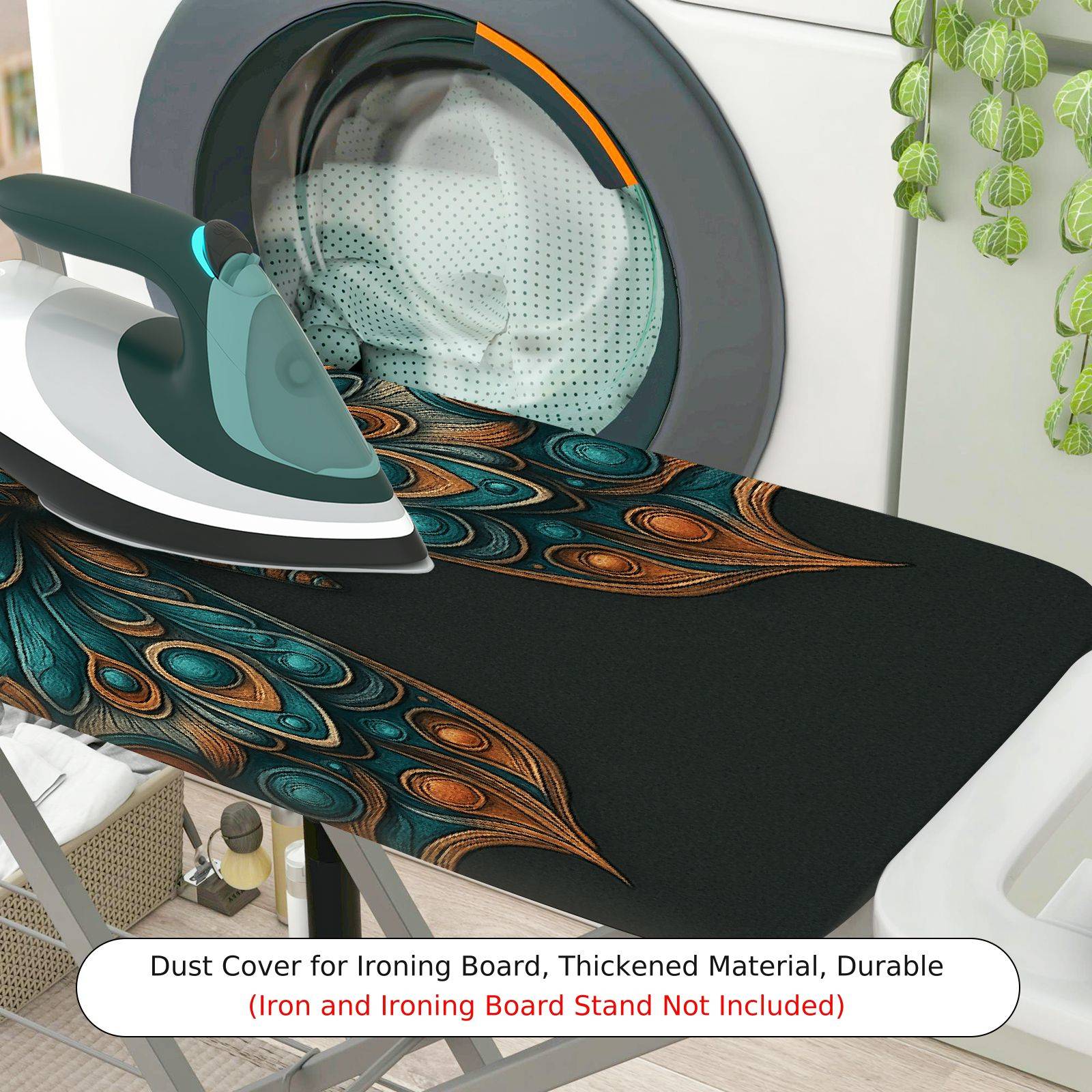 1-Piece Butterfly Abstract Art Colorful  Ironing Board Cover, Universal Size, Without Board