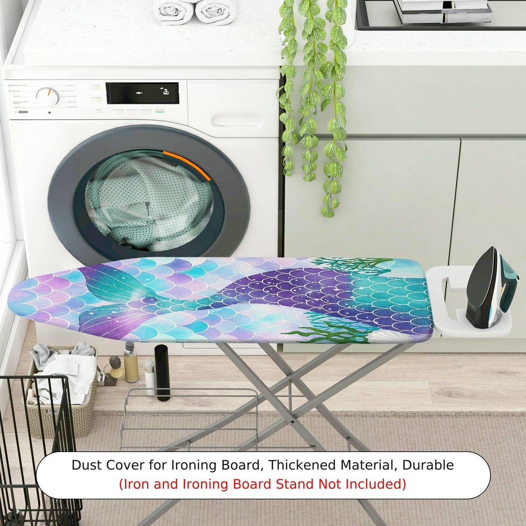 1-Piece Fish Scale Ocean  Ironing Board Cover, Universal Size, Without Board