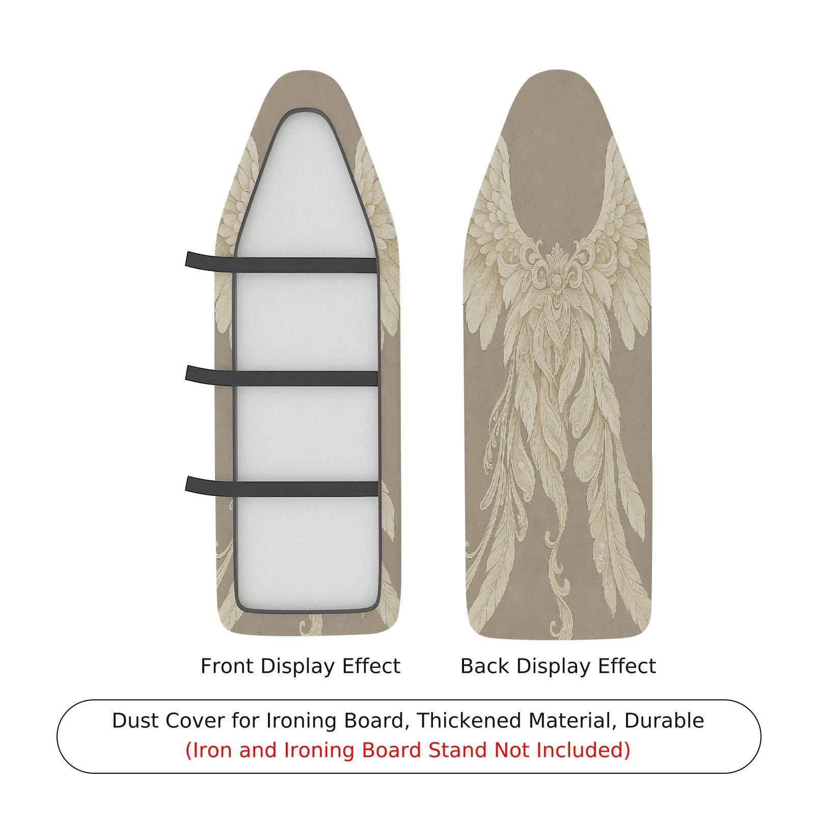 1-Piece Angel Feather Artistic Elegant  Ironing Board Cover, Universal Size, Without Board