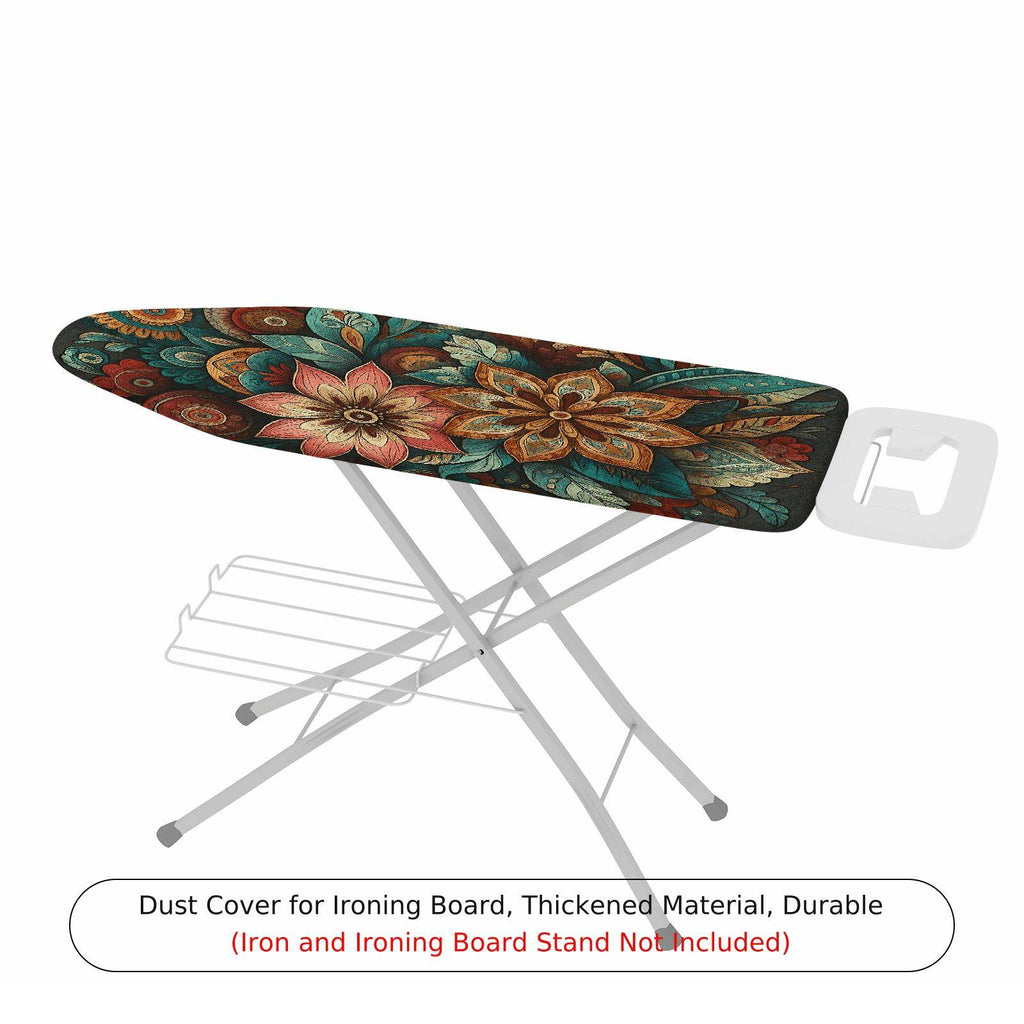 1-Piece Floral Abstract Vintage  Ironing Board Cover, Universal Size, Without Board