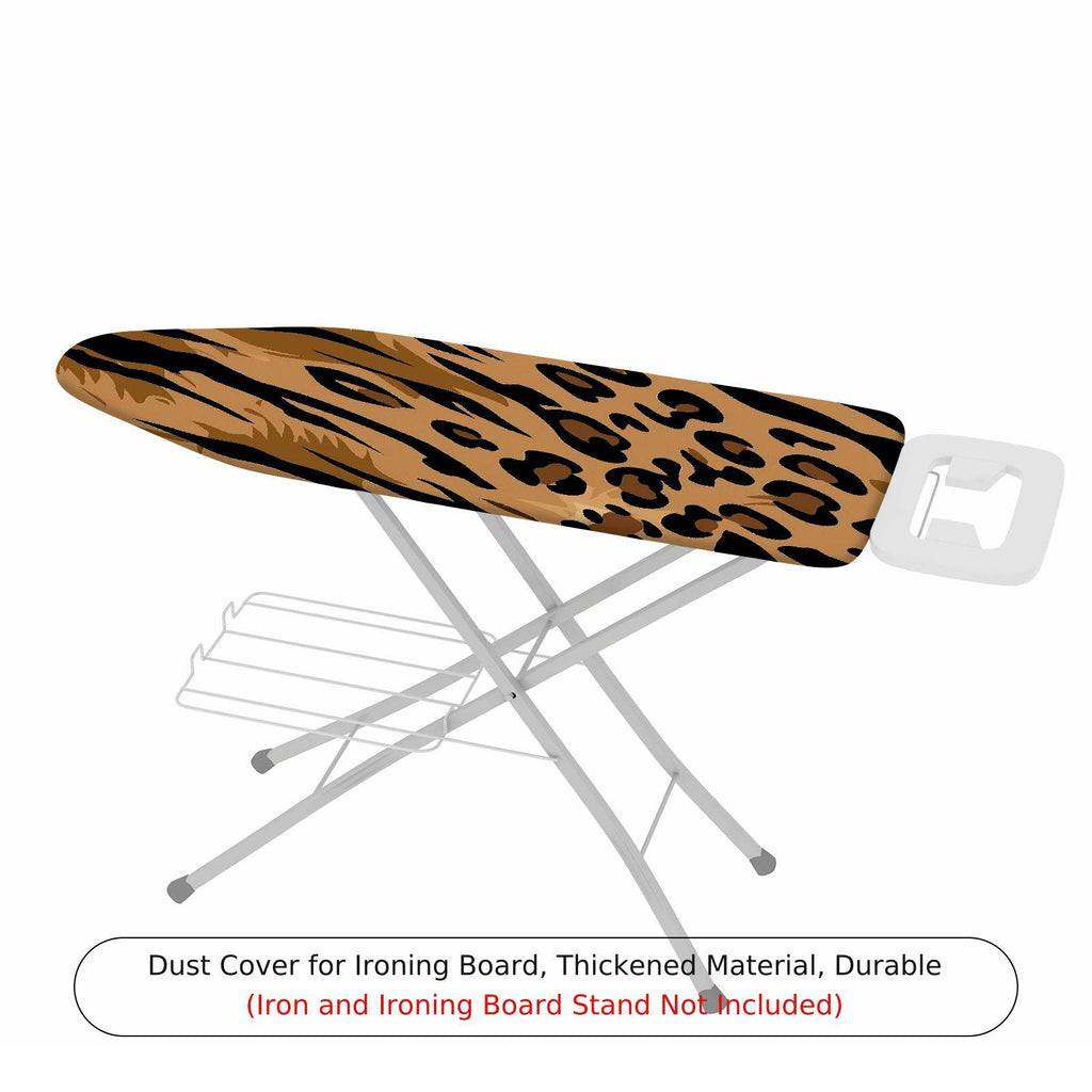 1-Piece Leopard Print Animal Pattern Decorative  Ironing Board Cover, Universal Size, Without Board